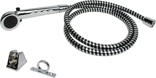 Miniatura 4 de Laguna Brass 3222CP/4120CP - Válvula de ducha de repuesto no metálica de una sola manija de 4 pulgadas con juego de ducha de mano a juego