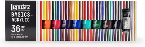 Miniatura 25 de Liquitex BASICS: juego de 72 tubos de pintura acrílica, 22ml (0.74 onzas)