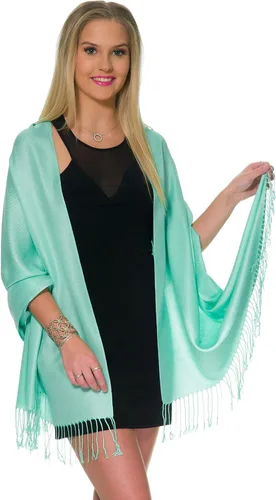 Miniatura 43 de Pashminas, chales y mantones para usar con vestidos de noche y en bodas, grandes y suaves