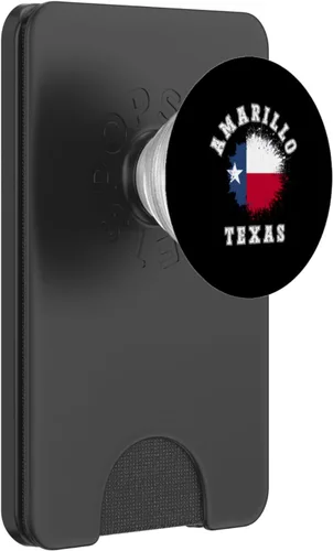 Miniatura 8 de Amarillo Texas TX Splatter Flag Trip Vacation Souvenir PopSockets Adhesive PopGrip