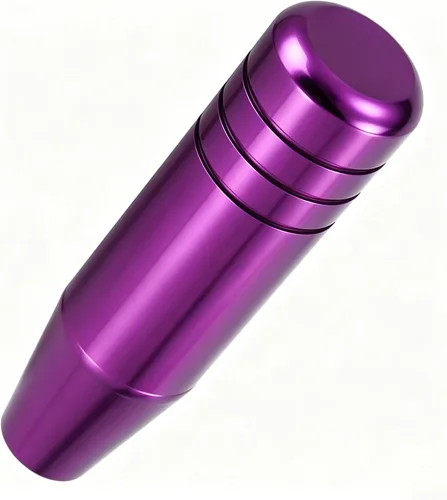 Miniatura 10 de Lunsom Pomo de palanca de cambios de aluminio de 5 pulgadas, mango de palanca de cambios de aleación larga, cabezal de cambio automático