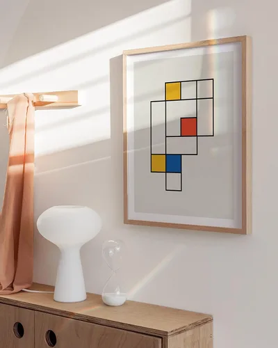 Miniatura 5 de HAUS AND HUES Bauhaus Impresión de Arte de Pared Moderno de Mediados de Siglo - Decoración de Arte de Pared Geométrico, Arte de Pared Retro