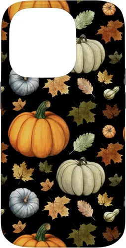 Miniatura 17 de iPhone 16 Falling Leaves Autumn and Pumpkin Happy Fall Case