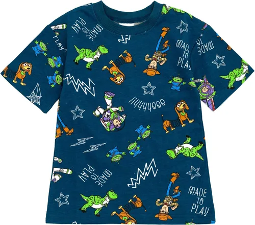 Miniatura 2 de Disney Mickey Mouse Lion King Pixar Toy Story - Conjunto de camiseta y pantalones cortos de felpa francesa para niño grande