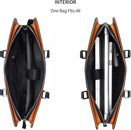 Miniatura 6 de FSD.WG Bolso de negocios Cartera de cuero Bolso de hombro para portátil Bolso de negocios para hombres