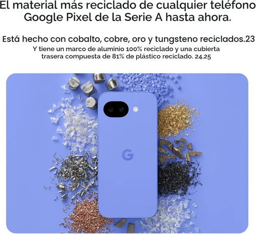 Miniatura 13 de Google Pixel 10a - Smartphone Android desbloqueado - 7 años de caídas de píxeles, batería de más de 30 horas, entrenador de cámara, Gemini Live, Baya