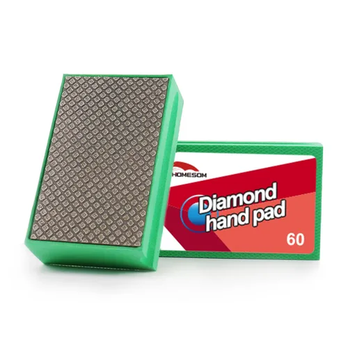 Almohadillas de pulido a mano de diamante Bloques de lijado trasero de espuma para lijado Cerámica Azulejo de vidrio Concreto Piedra de mármol