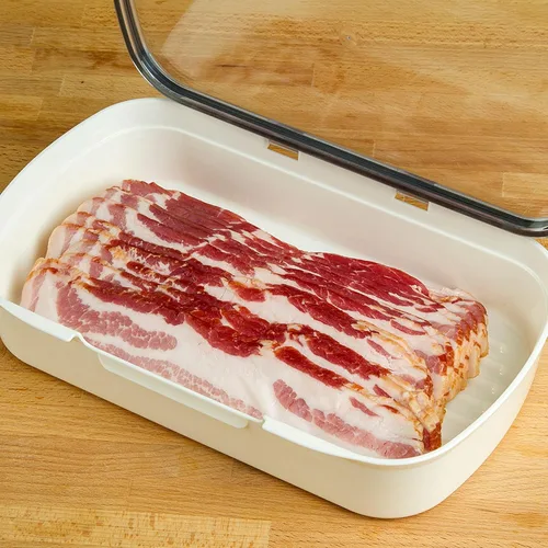 Miniatura 5 de ProKeeper Recipiente de almacenamiento de alimentos Deli con sello de silicona hermético y tapa compatible con borrado en seco Deli Keeper