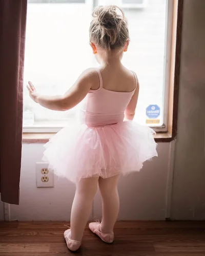 Miniatura 4 de Stelle - Vestido de bailarina para niña, con leotardo, estilo canesú, para gimnasia o ballet (para niñas pequeñas y grandes)