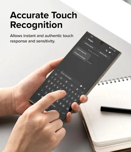 Miniatura 9 de Ringke Película doble fácil [protección de 4 capas] compatible con Samsung Galaxy S24 Ultra Protector de pantalla 5G, revestimiento de reparación