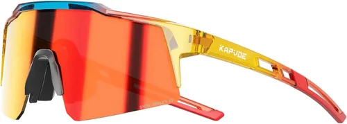 Miniatura 14 de KAPVOE Youth Polarized Sports Sunglasses Kids Baseball Softball Cycling Glasses UV400 Protection for Boys Girls Age 6-12