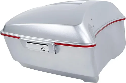 Miniatura 20 de Maletero de afeitar verde manzana/gris cañón de 5.5 pulgadas para modelos Harley Touring 2014-2023 Road King FLHR Road Glide FLTRX Street Glide FLHX