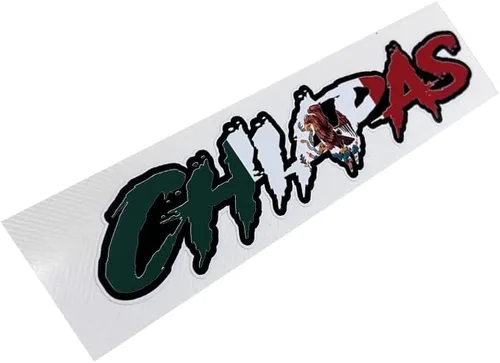 Chiapas México - Adhesivo para ventana, parabrisas, camión, SUV, MX Bandera, bandera mexicana (11 pulgadas de ancho)