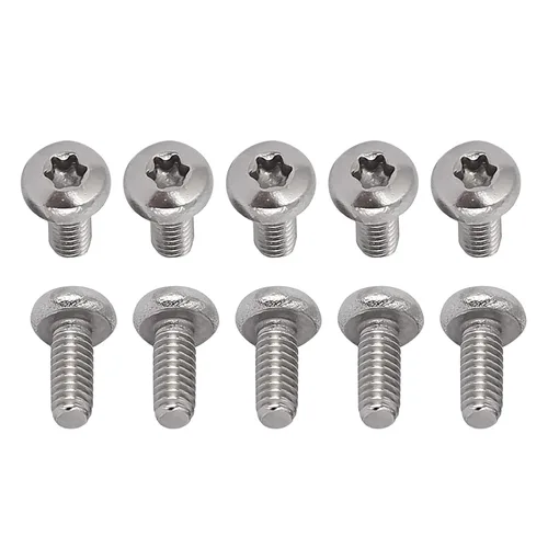 Miniatura 32 de DTGN Tornillos Torx de cabeza plana M1.0.236x0.118 in (DXL), paquete de 20, buenos para maquinaria, sujetadores de seguridad Torx de acero