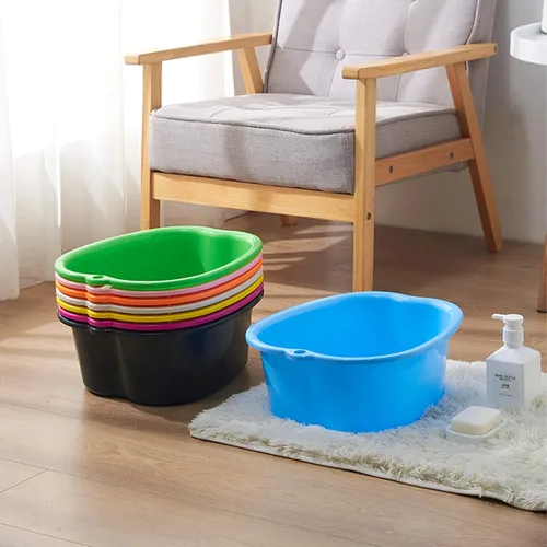 Miniatura 8 de Cuenca de baño de remojo de pies: lavabo de plástico para pies para remojar los pies - bañera de remojo de pies con puntos de masaje - Cubo