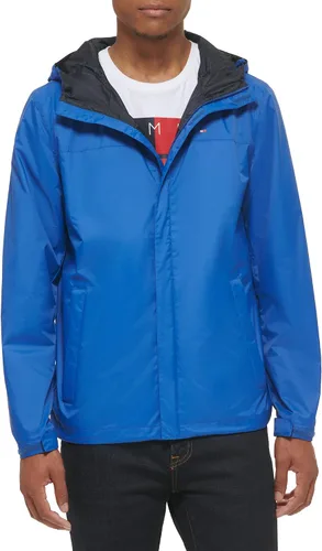 Miniatura 28 de Tommy Hilfiger Chaqueta impermeable con capucha, transpirable, ligera, para hombre