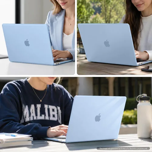 Miniatura 6 de MOSISO - Carcasa rígida de plástico, compatible con MacBook Pro de 13 pulgadas y cubierta para teclado y cámara web