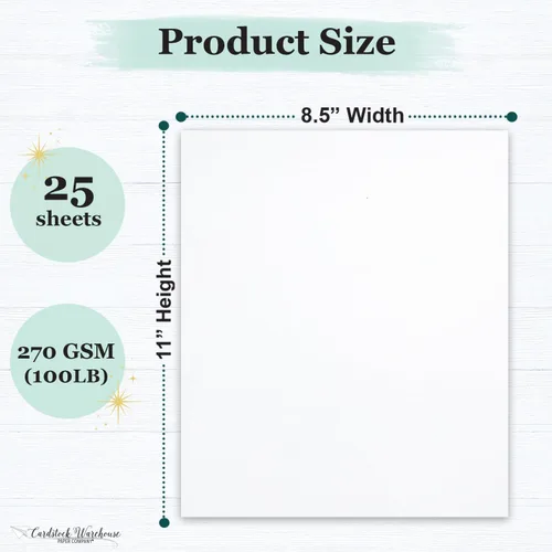 Miniatura 2 de Cardstock Warehouse Foundations 100% blanco reciclado, 8.5 x 11 pulgadas, 100 libras, 9.52 oz/m², papel de cartulina 100% reciclado, 25 hojas