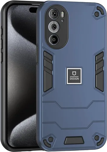 Miniatura 305 de Funda compatible con Huawei Y9 Prime (2019), compatible con Huawei Y9 Prime (2019) 4G STK-L21 2 en 1 [PC duro + TPU], funda de teléfono azul