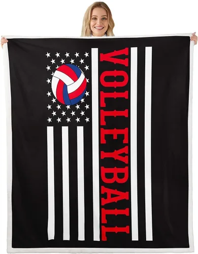 Miniatura 27 de Feelyou Football Throw Blanket Basketball Sports Soft Fleece Sherpa Cozy Fuzzy Plush Warm Soccer Ball Game Fuzzy Plush Throw Black Baseball Gaming