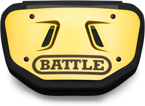 Miniatura 2 de Battle Sports Placa para espalda cromada de fútbol – Protector de espalda baja de capa dura con espuma contorneada para protección de alto impacto