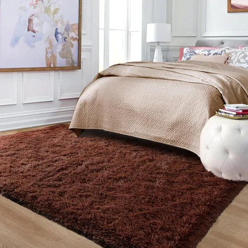 Miniatura 8 de Ompaa Alfombra esponjosa, alfombra mullida súper suave para dormitorio, sala de estar, alfombra grande de felpa de 6 x 9 pies, alfombra de pelo