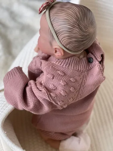Miniatura 6 de iCradle Muñeca de bebé realista Reborn de 19 pulgadas, 18.9 in, cuerpo suave, muñeca recién nacida, hecha a mano, juguete para niños pequeños a