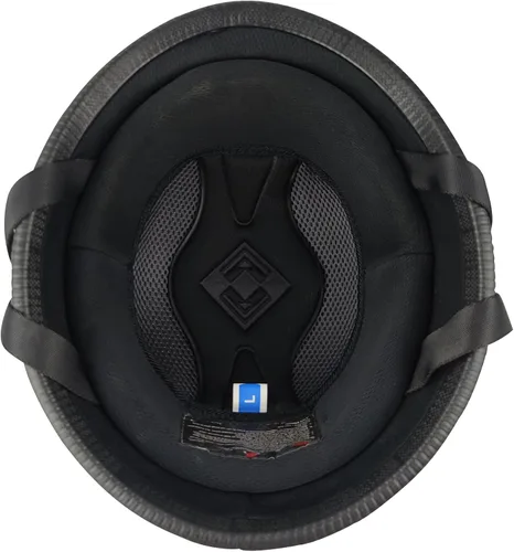 Miniatura 2 de Medio casco alemán, para adultos, de verano, hecho a mano, estilo vintage, casco, casco de motocicleta, scooter, casco genial para hombres y mujeres