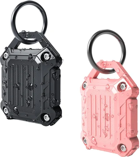 Miniatura 14 de DOVICK - Funda protectora impermeable para llavero Airtag, cubierta completa con tornillos compatible con el llavero de seguimiento Apple Air Tag P4