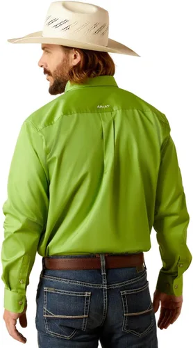 Miniatura 71 de Ariat Camisa de sarga con logotipo del equipo para hombre