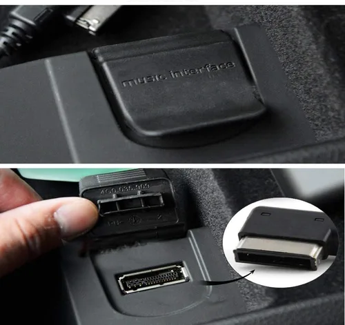 Miniatura 4 de AMI - Adaptador de interfaz musical tipo C, cable auxiliar para A3/A4/A5/A6/A8/S4/S6/Q5/Q7 (MMI 3G Plus) para 17 Pro 17 Pro Max Air 16 Pro 16 Pro