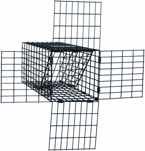 Miniatura 6 de OWDE - Excluidor de puerta unidireccional de 3 pulgadas, trampa profesional de malla negra por suministros de control de vida silvestre, control