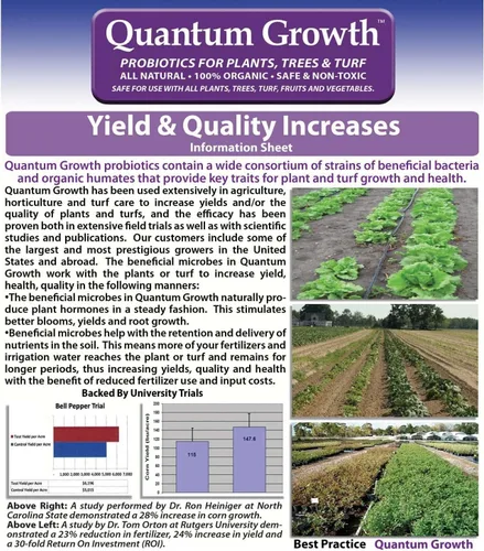 Miniatura 5 de Quantum Growth Organic Total Plant and Soil Probiótico 1 galón