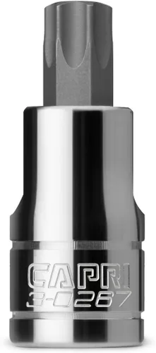Miniatura 17 de Capri Tools T6 Star Bit Socket, unidad de 1/4 pulgadas