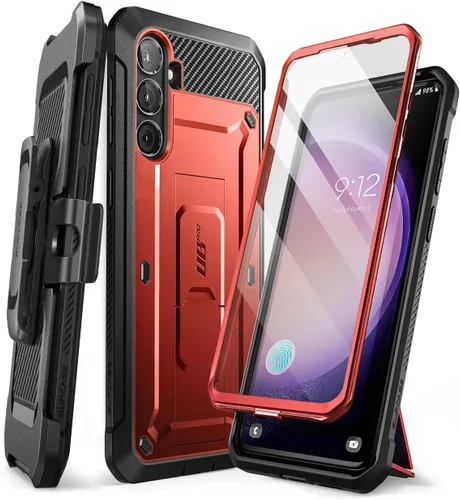 Miniatura 9 de SUPCASE Funda para Samsung Galaxy S23 FE con soporte y clip para cinturón, [Unicorn Beetle Pro] [Protector de pantalla integrado]