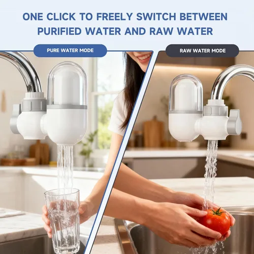 Miniatura 4 de Fregaderos-Montado grifo filtro eficientewaterpurificationsystemeffectivelyremovesunpleasantchlorineodorand impurezas, apto para cocina de 15/16