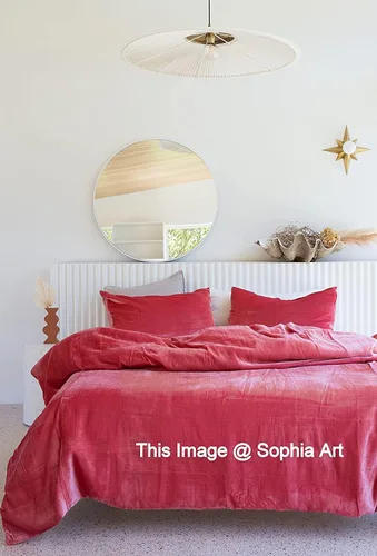 Miniatura 65 de Sophia-Art - Juego de 3 piezas de ropa de cama de terciopelo de rayón ultra lujo, funda de edredón boho de un solo color, funda de colcha