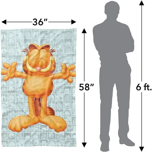 Miniatura 4 de LOGOVISION Garfield Free Hugs - Manta polar de 36 x 58 pulgadas
