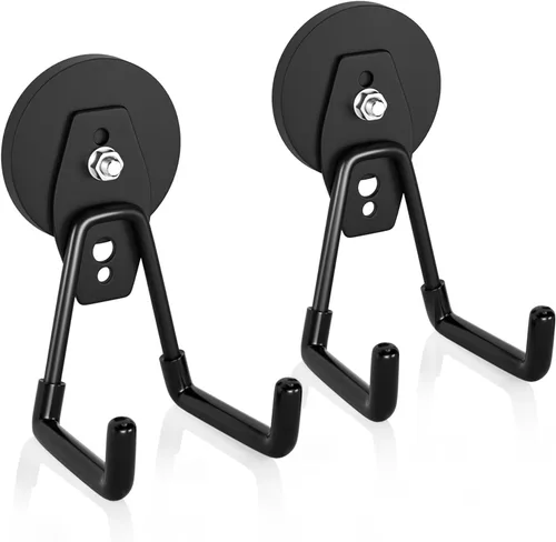 ENUODA - Ganchos magnéticos fuertes, ganchos magnéticos de alta resistencia para cochera, soporte magnético para herramientas de crucero para colgar