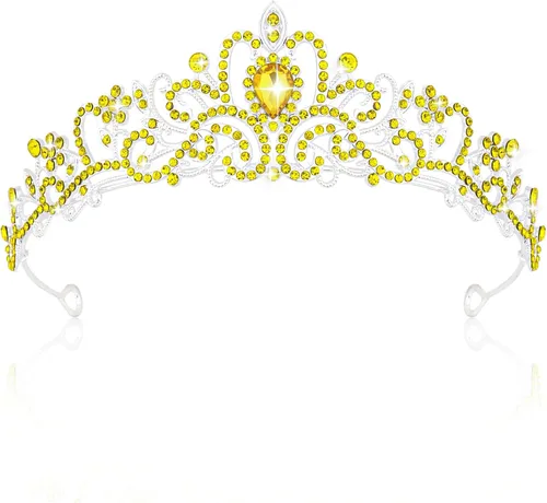 Miniatura 20 de CIEHER - Tiaras y coronas para mujeres y niñas - Regalos de corona para novia, boda, graduación, cumpleaños y Navidad
