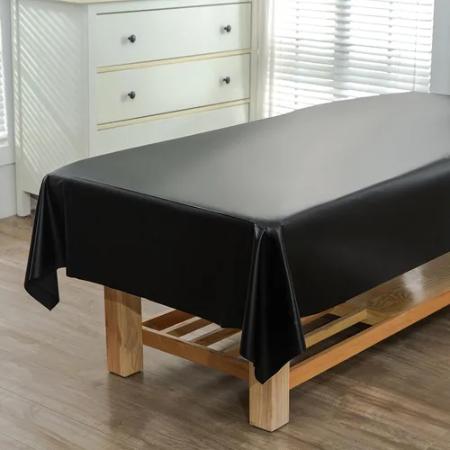 Miniatura 3 de WenBags Sábanas de mesa de masaje duraderas de PVC, impermeable y a prueba de aceite, cubierta de protección para cama de masaje, sábanas de spa