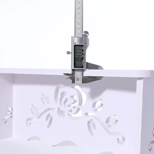 Miniatura 7 de Fanwer Taburete de inodoro en cuclillas, taburete para baño, compuesto de madera y plástico, 7 pulgadas, adultos y ancianos