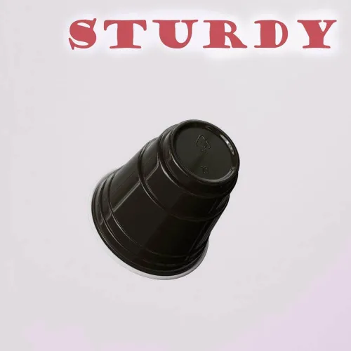 Miniatura 4 de 100 unidades de mini vasos negros para shot de 2 oz, desechables y de tamaño pequeño, perfectos para fiestas, degustaciones, muestras y más