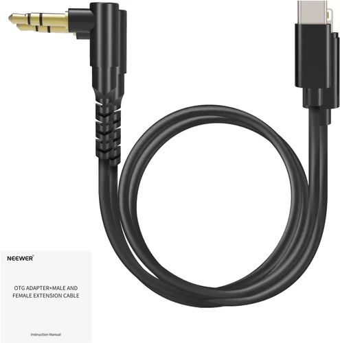 Miniatura 12 de NEEWER Paquete de 2 cables OTG, USB C a C y USB C a iOS, cable de salida de audio DAC macho a macho compatible con iPhone, iPad, Android, MacBook
