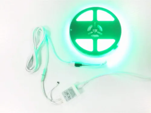 Miniatura 4 de Cable de extensión LED RGB de 16.4 ft, 16.4 pies, cable de extensión de tira LED de 4 pines, conector de cinta LED flexible para SMD 5050 3528 2835