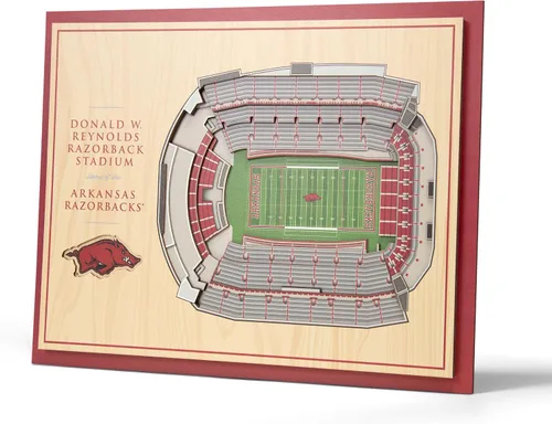 Miniatura 49 de YouTheFan NCAA Florida Gators Arte de Pared 3D StadiumView de 5 Capas - Estadio Ben Hill Griffin, 13.00" x 17.00