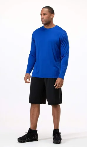 Miniatura 4 de DEVOPS Men's 2 Pack UPF 50+ Sun Protection Long Sleeve Dri Fit Fishing Hiking Running Workout T-Shirts