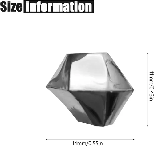 Miniatura 4 de Cubos de hielo triturados falsos, para rellenar jarrones, 11 * 14 mm, 650 piezas, cubos de hielo falsos reutilizables, cubos de cristal acrílico