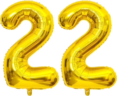 Miniatura 9 de Globo dorado grande de 40 pulgadas con letras del alfabeto de Mylar de aluminio de helio, globos de número grande para cumpleaños, aniversario