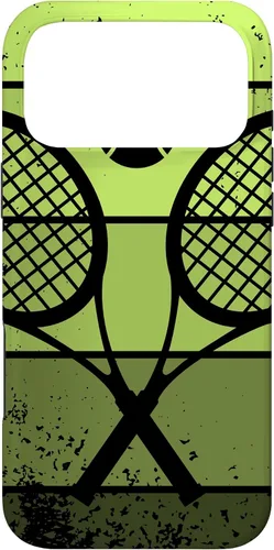 Miniatura 21 de Raqueta de jugador de tenis para iPhone 13 con cancha de pelota de tenis Vintage Retro Case